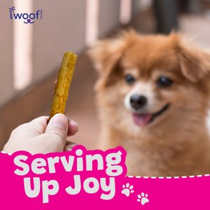 Woof Island Adult Coconut & Banana Pork Rolls with Chicken Natural Dog Chew Treats, 4-oz bag, 5 count