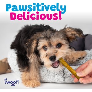 Woof Island Adult Coconut & Banana Pork Rolls with Chicken Natural Dog Chew Treats, 4-oz bag, 5 count