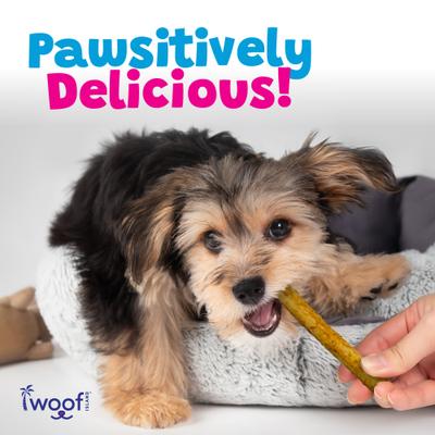 Show full view: Woof Island Adult Coconut & Banana Pork Rolls with Chicken Natural Dog Chew Treats, 4-oz bag, 5 count slide 9 of 9