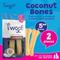 Show in main carousel: Woof Island Adult Coconut Bones Natural Dog Chew Treats, 4-oz bag, 2 count slide 4 of 9
