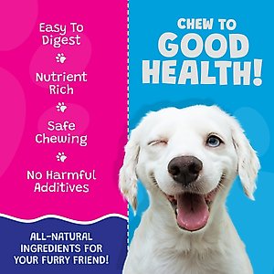 Woof Island Adult Coconut Sticks with Chicken Natural Dog Chew Treats, 3.5-oz bag, 12 count