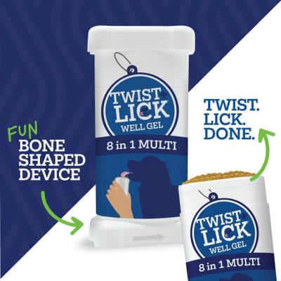 Show full view: Vetality Twist & Lick 8 in 1 Health Supplement for Dogs, 2.3-fl oz slide 5 of 9