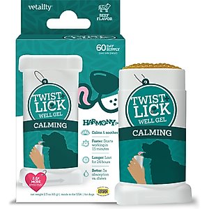 Vetality Twist & Lick Calming Health Supplement for Dogs, 2.3-fl oz