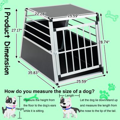 Show full view: Cesicia Aluminum Dog Travel Kennel slide 6 of 7