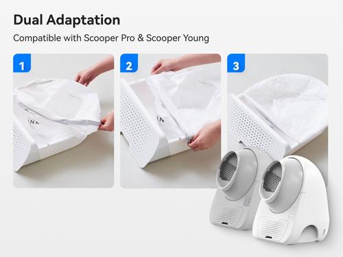 Show full view: CATLINK Trash Bags, 3-lb bag, 40 count slide 8 of 9