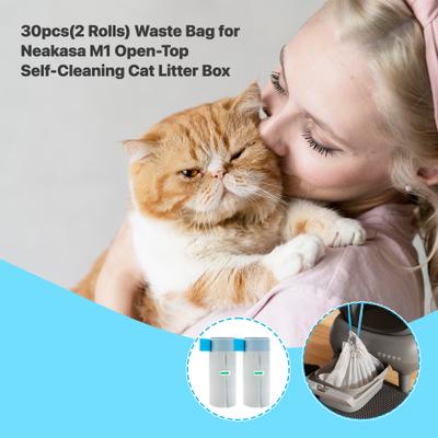 Show full view: Neakasa M1 Open Top Cat Litter Box Waste Receptacle Bags, 30 count slide 6 of 9