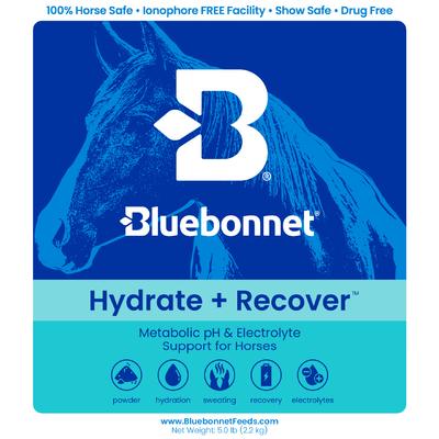 Show full view: Bluebonnet Feeds Hydrate & Recovery Powder Horse Supplement, 5-lb tub slide 2 of 5