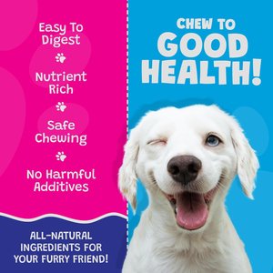 Woof Island Adult Coconut Mango Sticks with Fish Natural Dog Chew Treats, 3.6-oz bag, 12 count