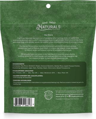 Show full view: Dog Treat Naturals Dental Sticks Chickpea & Basil Dog Treats, 20 count slide 7 of 7
