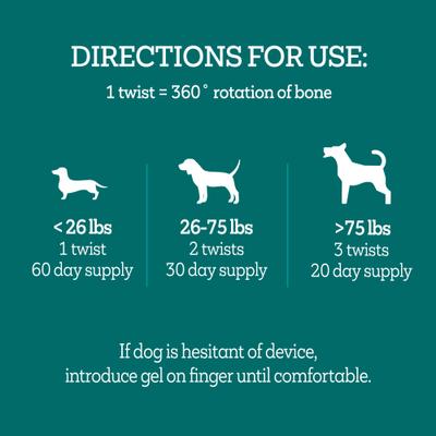 Show full view: Vetality Twist & Lick Calming Health Supplement for Dogs, 2.3-fl oz slide 8 of 9