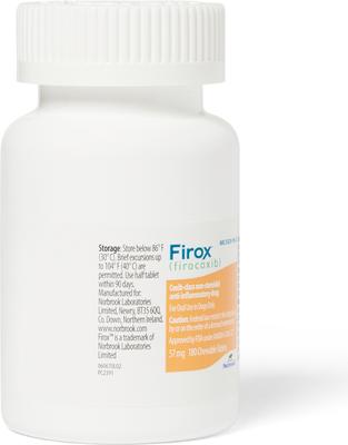 Show full view: Firox (firocoxib) Chewable Tablets for Dogs, 57-mg, 1 chewable tablet slide 4 of 6