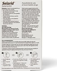 Selarid Topical Solution for Cats, 15.1-22 lbs, (Taupe Box), 6 Doses (6-mos. supply) slide 2 of 3
