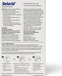 Selarid Topical Solution for Cats, 5.1-15 lbs, (Blue Box), 6 Doses (6-mos. supply) slide 2 of 3