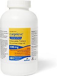 Carprieve (Carprofen) Chewable Tablets, 100mg, 1 chewable tablet