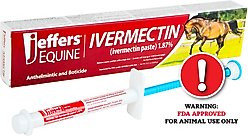Jeffers Ivermectin Horse Dewormer Gel, Apple Flavored, 1.87%