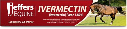 Show full view: Jeffers Ivermectin Horse Dewormer Gel, Apple Flavored, 1.87% slide 9 of 9