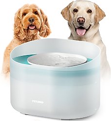 Petlibro Capsule Ultra-Quiet Dog Water Fountain, White, 2.1-gal