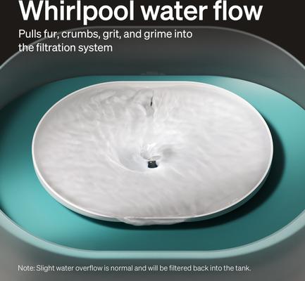 Show full view: Petlibro Capsule Ultra-Quiet Dog Water Fountain, White, 2.1-gal slide 2 of 12