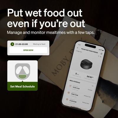 Show full view: Petlibro Polar Automatic Smart Dog & Cat Wet Food Feeder, 7.4-oz slide 5 of 14