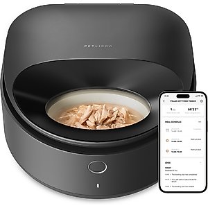Casfuy Smart 6-Meal Automatic Dog & Cat Wet Food Feeder with 4 Ice Packs