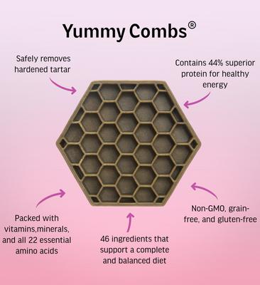 Show full view: Yummy Combs Chicken Flossing Dental Dog Treats, X-Small, 96 count slide 4 of 10