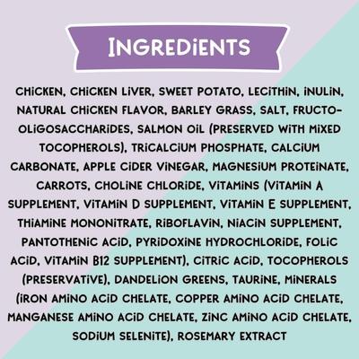 Show full view: Love, Nala Chicken & Sweet Potatoes Grain-Free Adult Dehydrated Cat Food, 1-lb bag slide 4 of 6