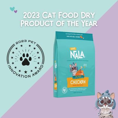 Show full view: Love, Nala Chicken & Sweet Potatoes Grain-Free Adult Dehydrated Cat Food, 1-lb bag slide 5 of 6