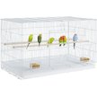 Show in main carousel: Yaheetech Flight Extra Space with Slide-out Tray Bird Cage, White slide 1 of 10