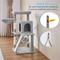 Show in main carousel: Yaheetech 40-in Cat Tower with Condo, Light Gray slide 8 of 10