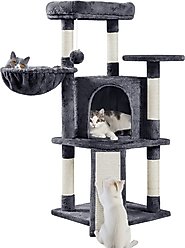 Yaheetech Professional 42-in Cat Tree, Dark Gray slide 2 of 9
