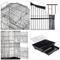 Show in main carousel: Yaheetech 41-in Open Top Metal Birdcage Parrot Cage, Black slide 6 of 10