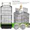 Show in main carousel: Yaheetech 41-in Open Top Metal Birdcage Parrot Cage, Black slide 3 of 10