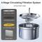 Show in main carousel: Casfuy SY-W08 Ultra-Quiet Multi-Filtration Stainless Steel Dog & Cat Water Fountain, 119-oz slide 8 of 9