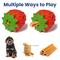 Show in main carousel: PawsPik Strawberry Treat Dispensing Enrichment Dog Chew Toy slide 5 of 12