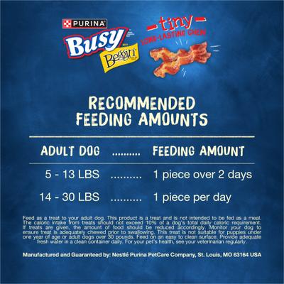 Show full view: Busy Bone with Beggin' Twist'd! Tiny Dog Treats, 10 count slide 10 of 14