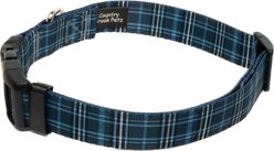 Country Brook Design Deluxe Plaid Dog Collar, Blue, X-Large slide 2 of 5