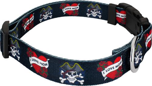 Show full view: Country Brook Design Deluxe I Love Mom Dog Collar, Large slide 4 of 5
