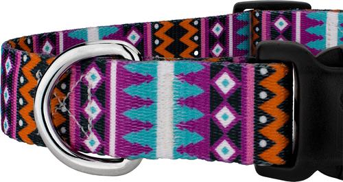 Show full view: Country Brook Design Deluxe Santa Fe Dog Collar, Medium slide 5 of 5
