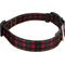 Show in main carousel: Country Brook Design Deluxe Plaid Dog Collar, Red, X-Small slide 5 of 6