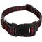 Show in main carousel: Country Brook Design Deluxe Plaid Dog Collar, Red, X-Small slide 1 of 6