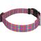 Show in main carousel: Country Brook Design Deluxe Plaid Dog Collar, Pink, XX-Small slide 4 of 5