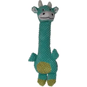Patchwork Pet Long Neck Giraffe Dog Toy, 14-in
