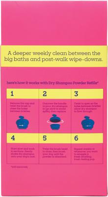 Show full view: Pet Life Unlimited Dry Shampoo Refillable Applicator for Dogs, Blue slide 9 of 12