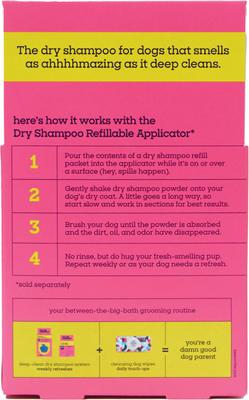 Show full view: Pet Life Unlimited Dry Shampoo Powder Refills for Dogs, Vanilla Ginger, 3 count slide 8 of 11