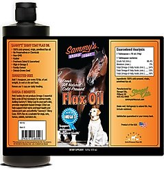 Sammy's Shiny Coat Flaxseed Oil Liquid Supplement for Dogs & Cats, 16-fl oz bottle slide 2 of 3