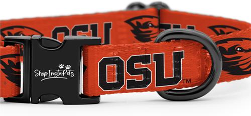 Show full view: ShopInstaPets Oregon State Beavers Adjustable Dog Collar, Large: 22-in neck, 1-in wide slide 3 of 4