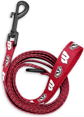 Show full view: ShopInstaPets Wisconsion Badgers Dog Leash, 6-ft long, 1-in wide slide 3 of 4