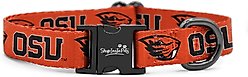 ShopInstaPets Oregon State Beavers Adjustable Dog Collar, Medium: 19-in neck, 3/4-in wide