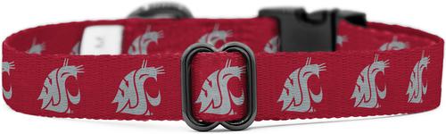Show full view: ShopInstaPets Washington State Cougar Adjustable Dog Collar, Large: 22-in neck, 1-in wide slide 5 of 5