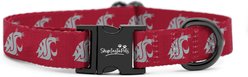 ShopInstaPets Washington State Cougar Adjustable Dog Collar, Large: 22-in neck, 1-in wide